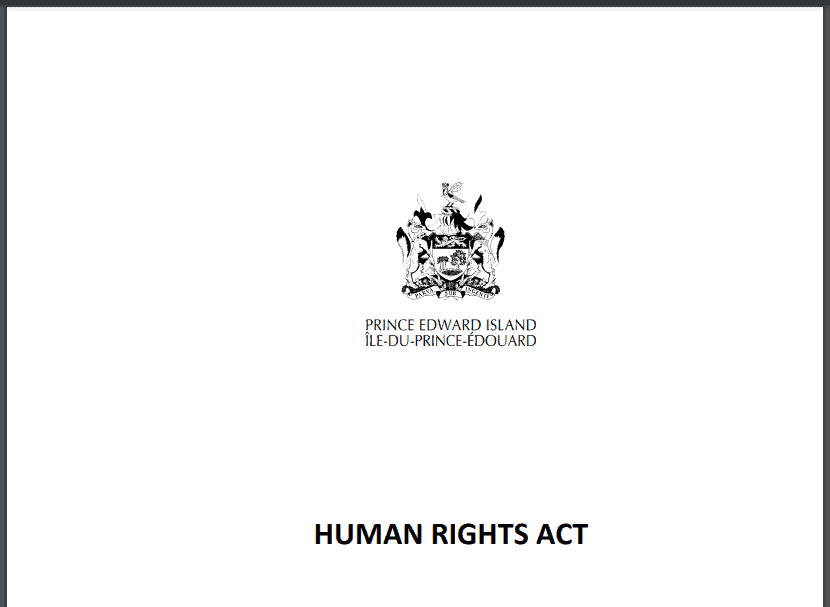 PEI Human Rights Act