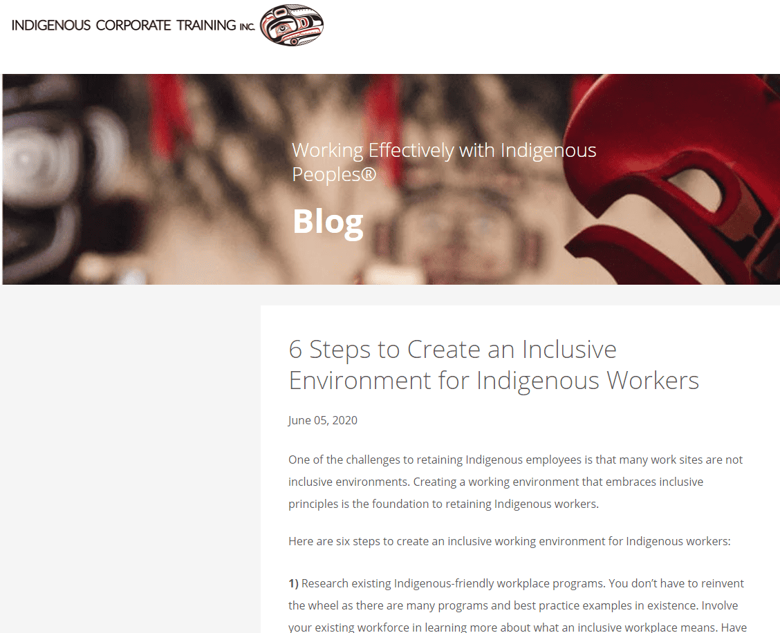 6 Steps to Create an Inclusive Environment for Indigenous Workers