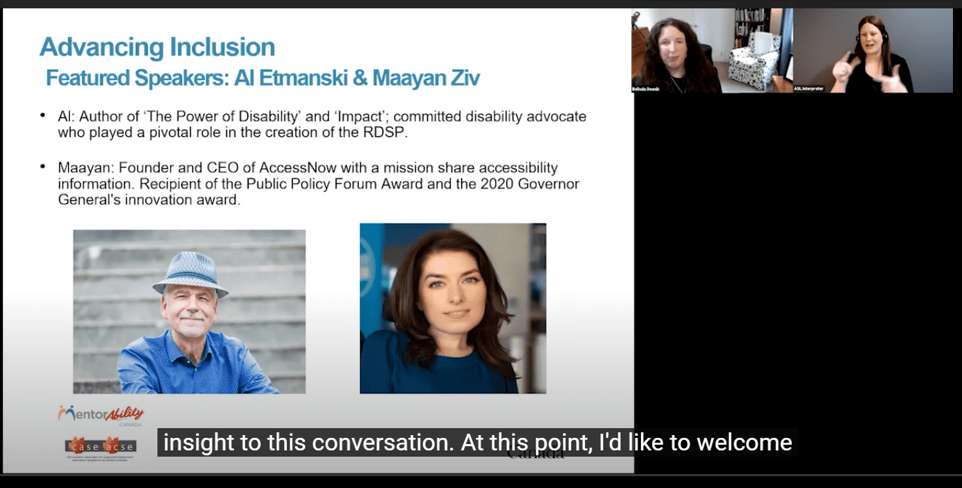 Advancing Inclusion webinar