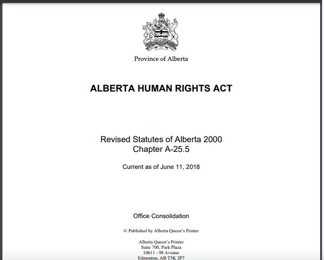 Alberta Human Rights Act