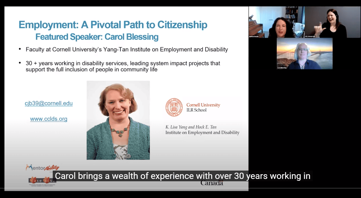 Employment - A Pivotal Path to Citizenship webinar