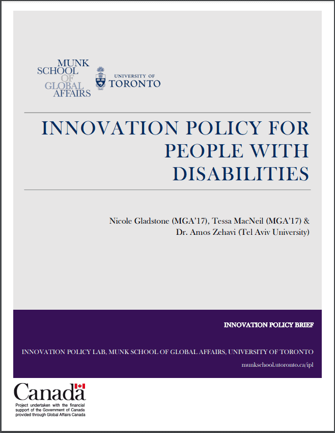 Innovation Policy for People with Disabilities