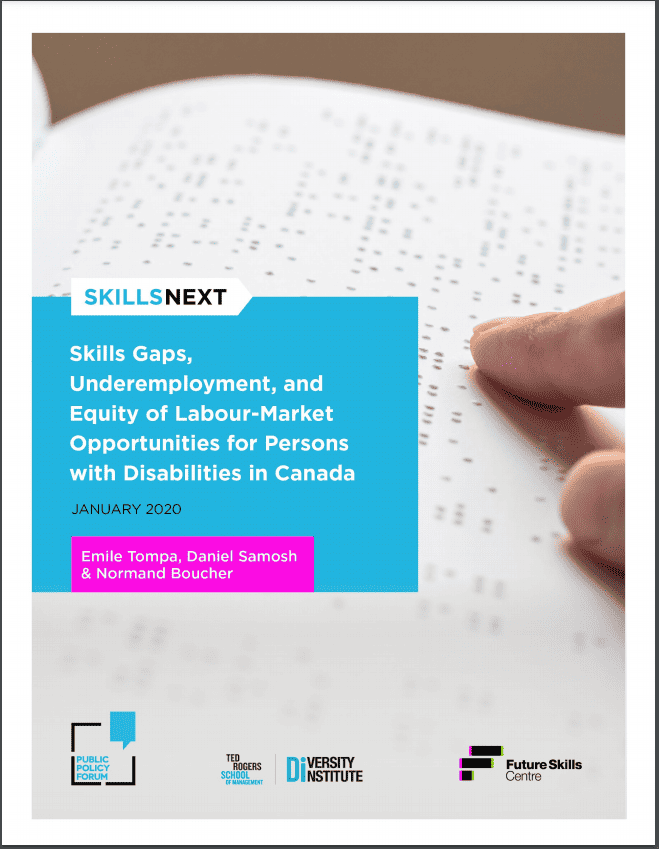 Skills Gaps, Underemployment, and Equity of Labour-Market Opportunities for Persons with Disabilities in Canada