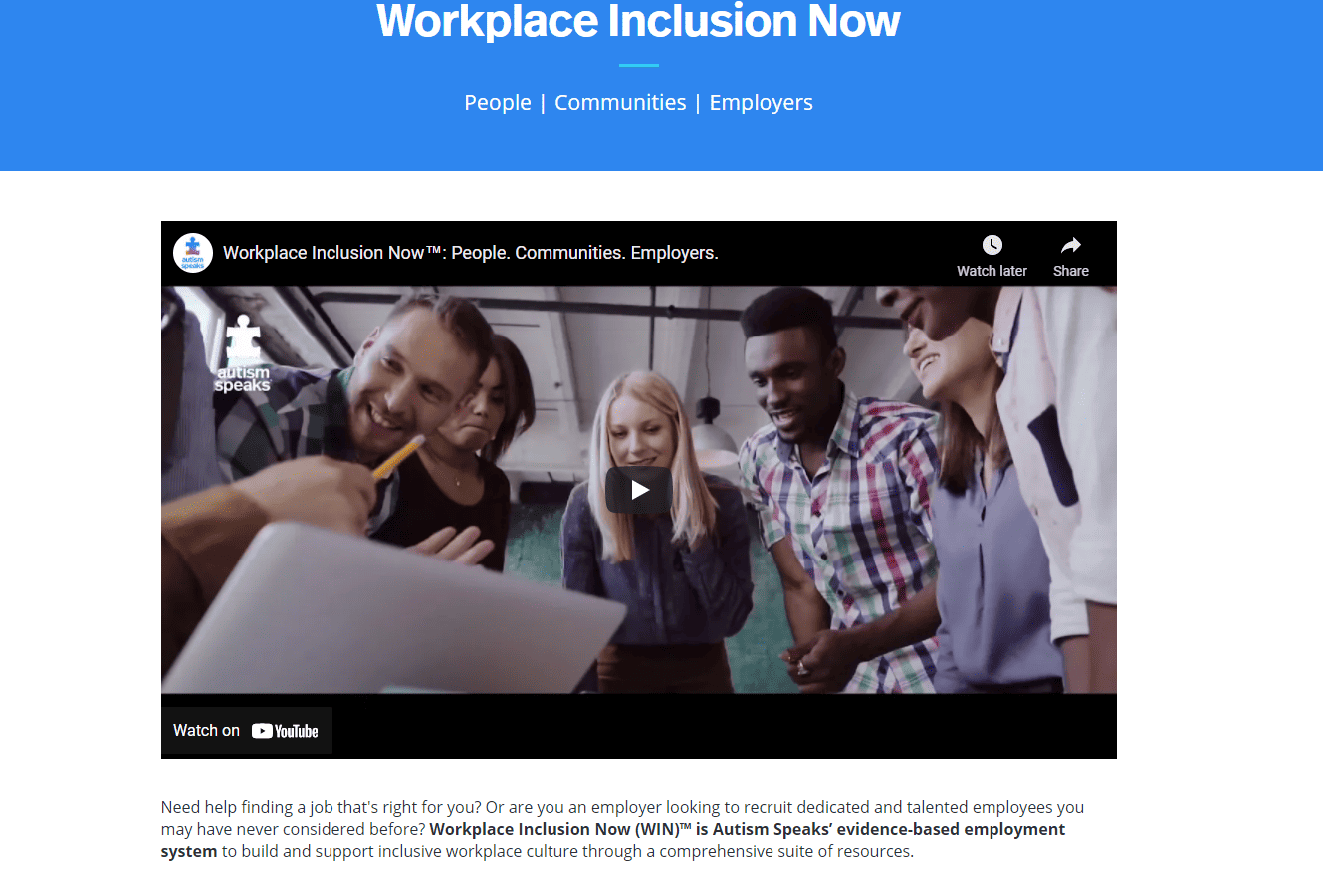 Workplace Inclusion Now