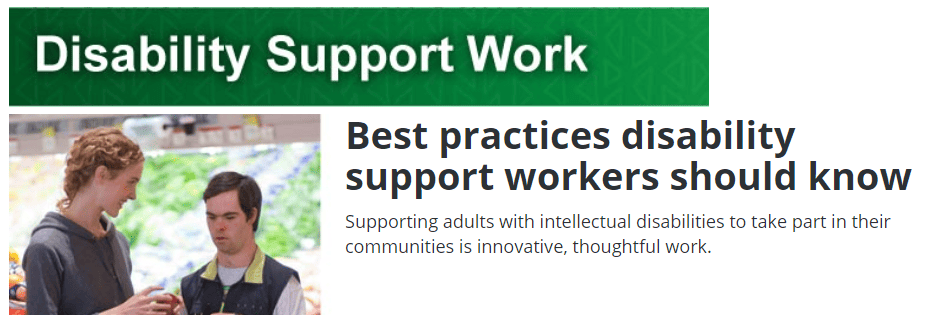 Best Practices Disability Support Workers Should Know