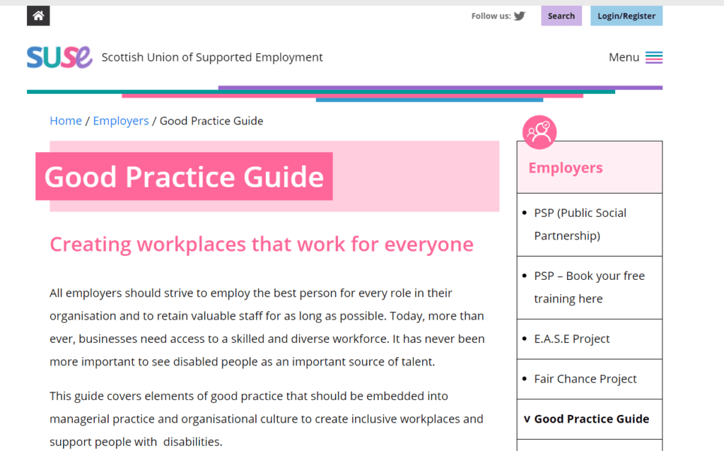 Good Practice Guide: Creating workplaces that work for everyone
