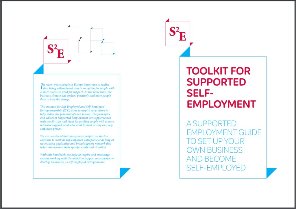 Toolkit for supported self-employment
