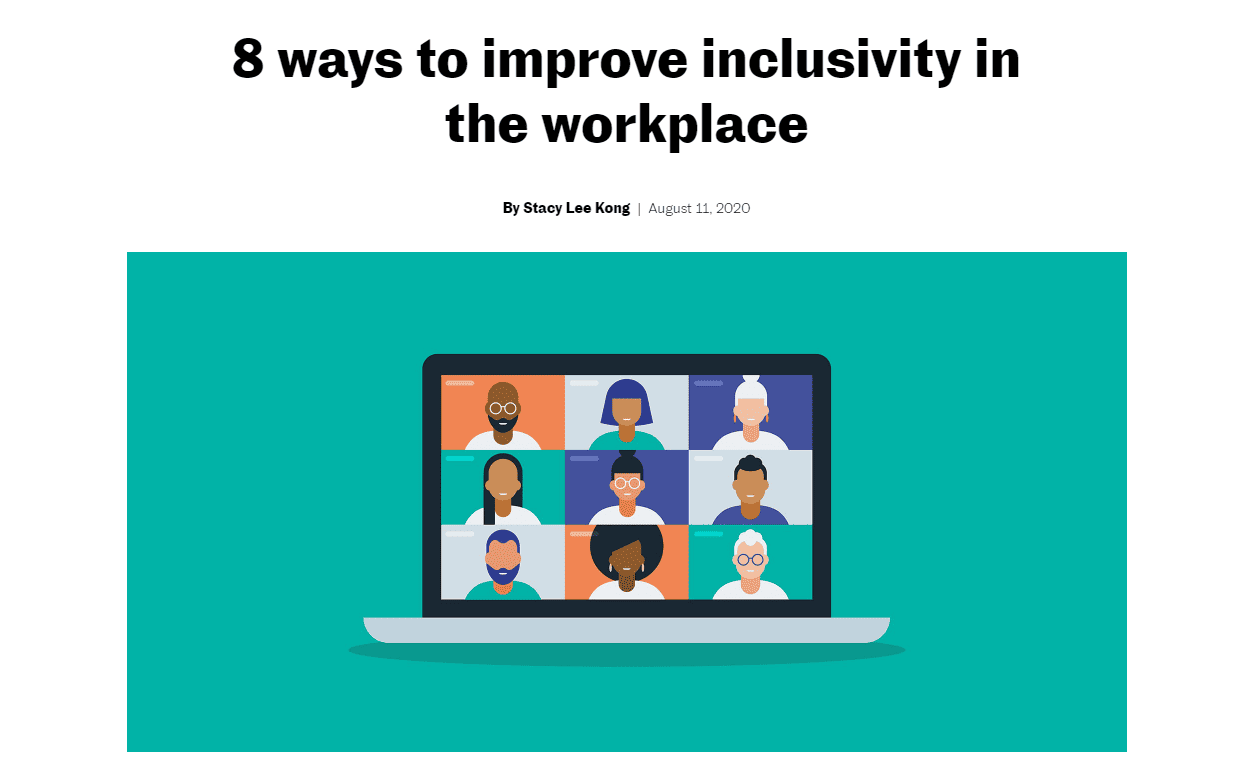 8 ways to improve inclusivity in the workplace