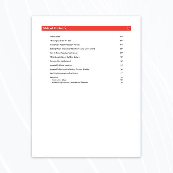 Remote Work for People Experiencing Disability Guidebook - Image 5