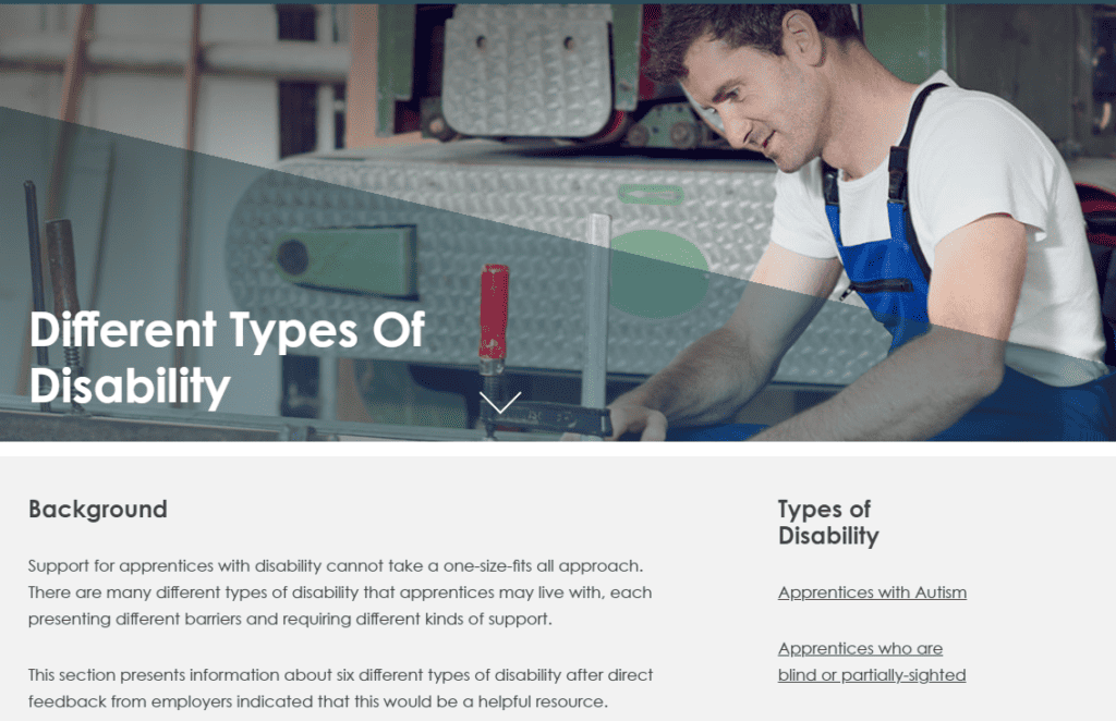 Different Types Of Disability