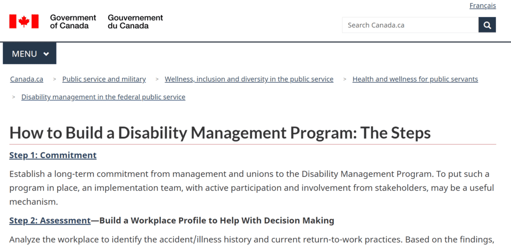How to Build a Disability Management Program