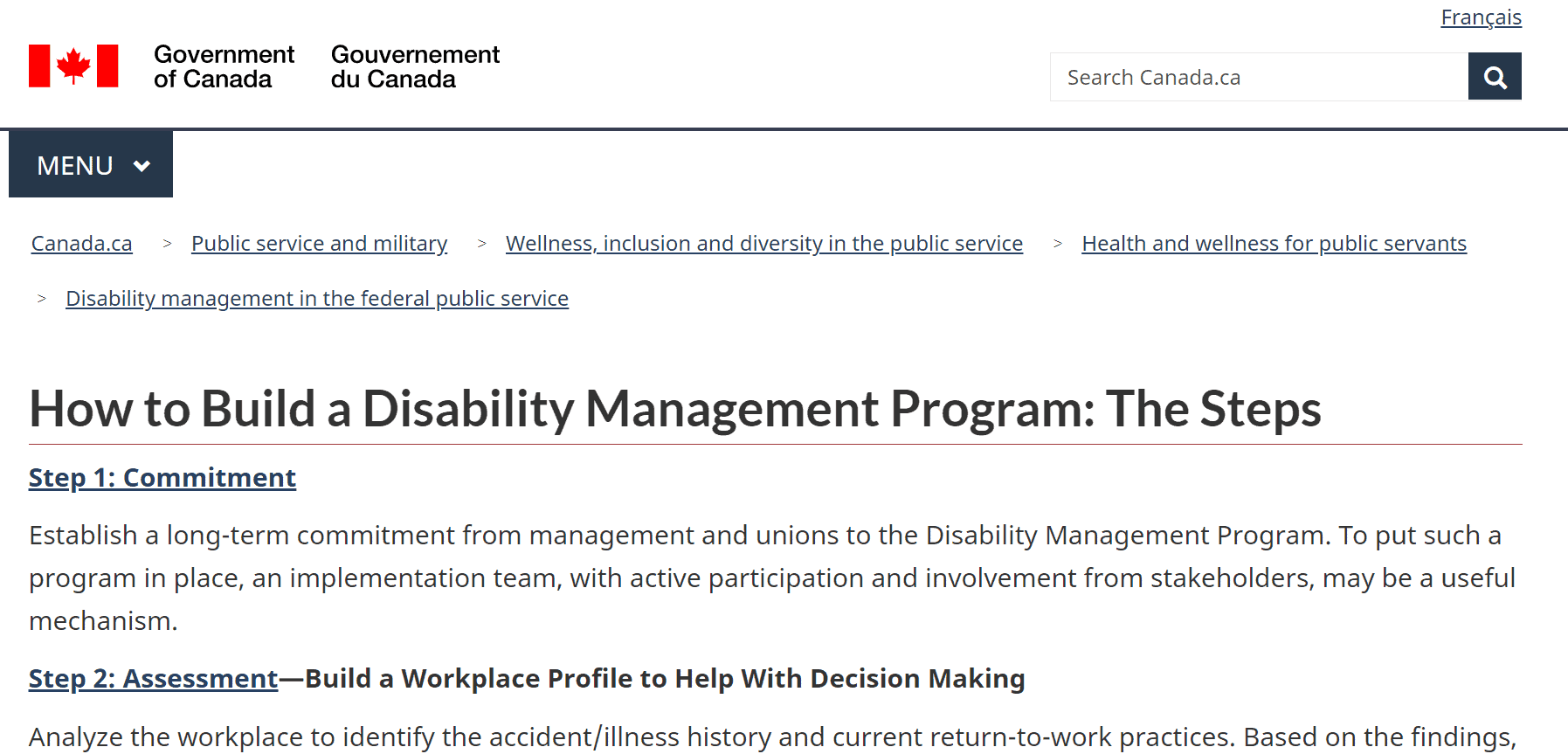 How to Build a Disability Management Program