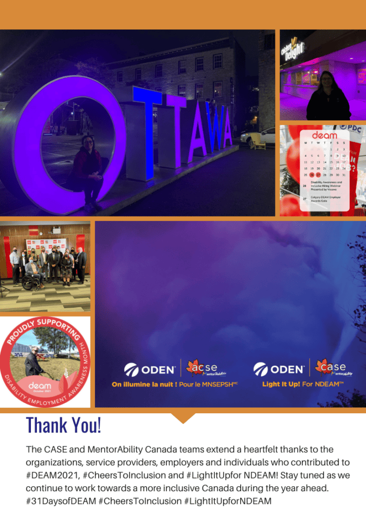 Collage of blue and purple photos