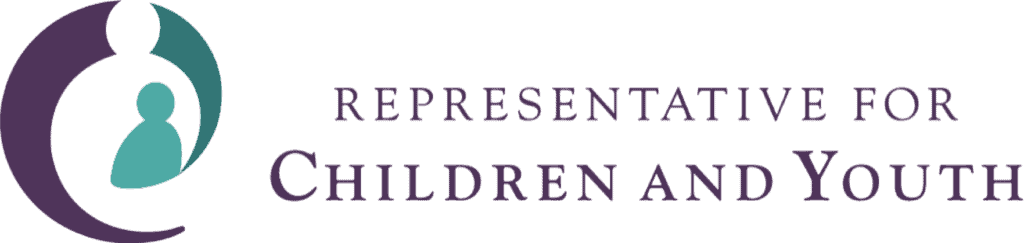 representative for children and youth logo