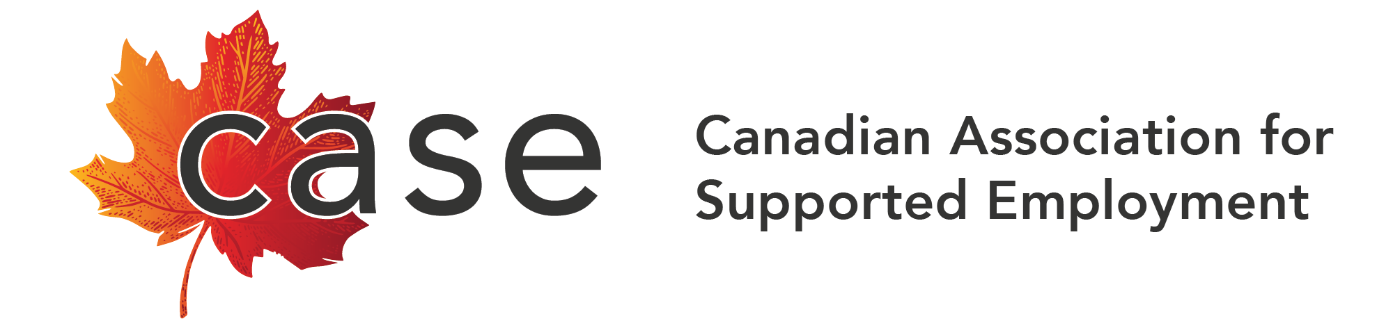 CASE Logo and title "Canadian Association for Supported Employment"