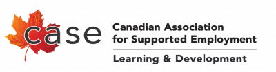 CASE Logo, Canadian Association for Supported Employment, Learning and Development
